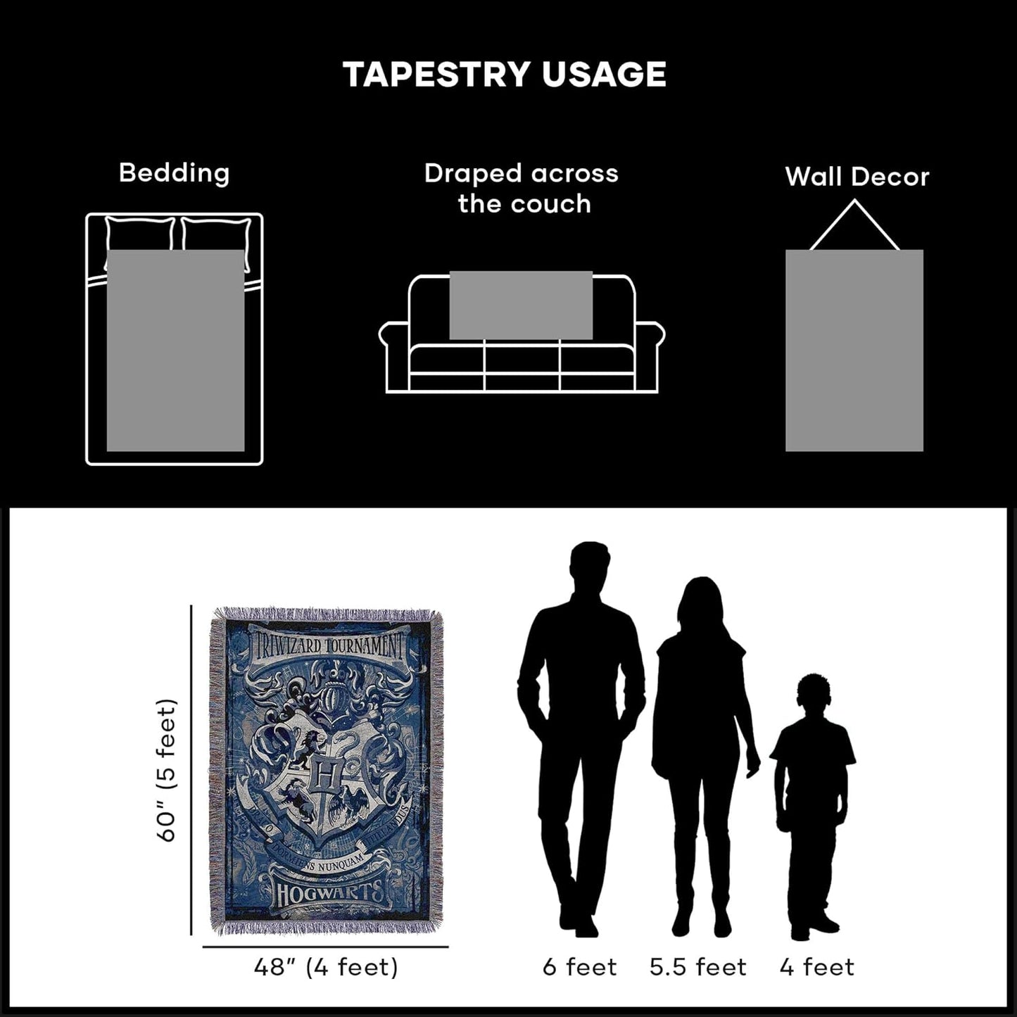 Triwizard Tournament Blanket