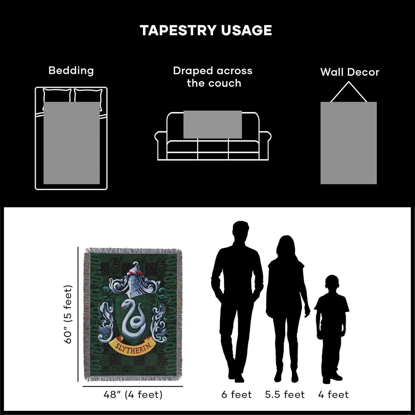 Slytherin Blanket